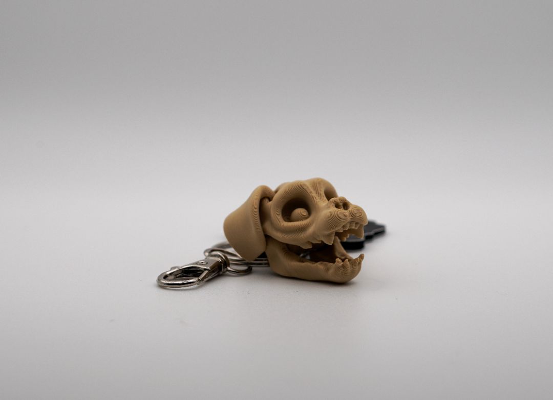 Backyard Skull Keychains