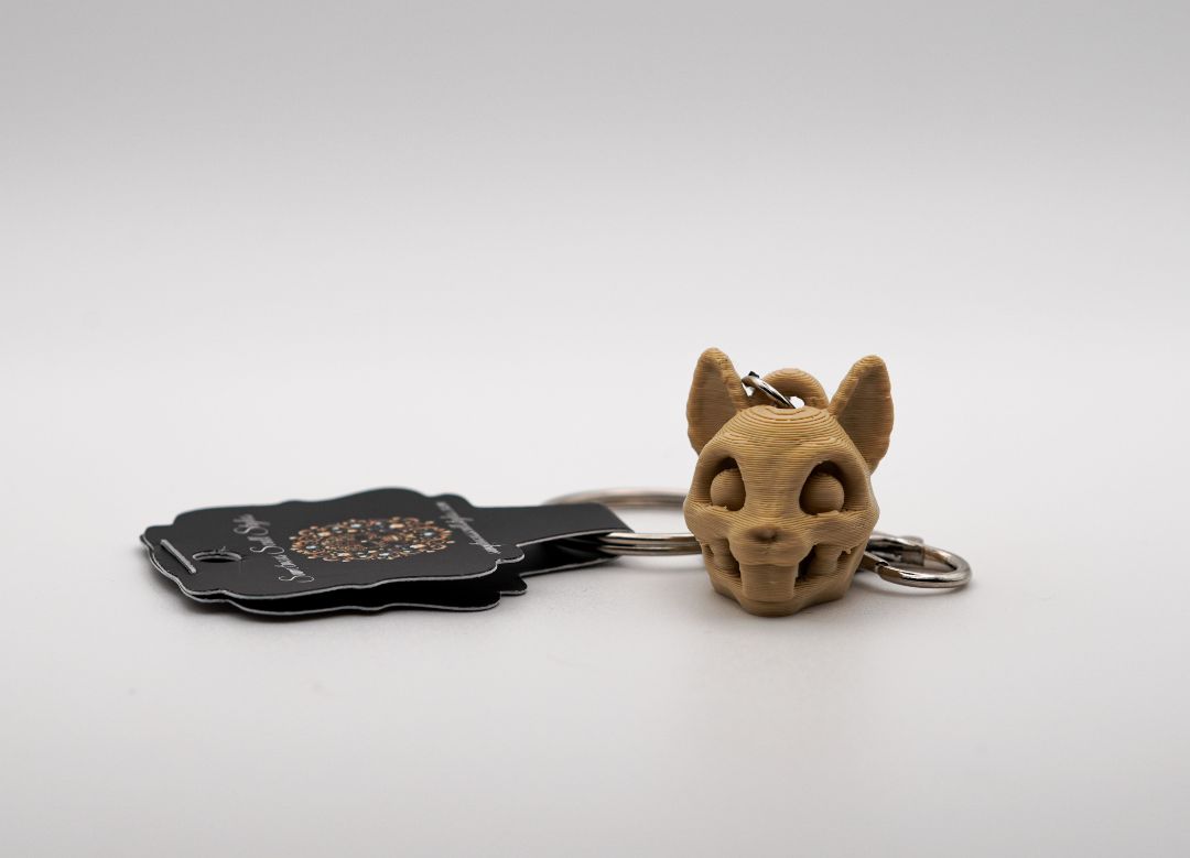 Backyard Skull Keychains