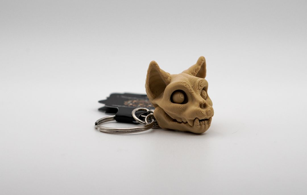 Backyard Skull Keychains