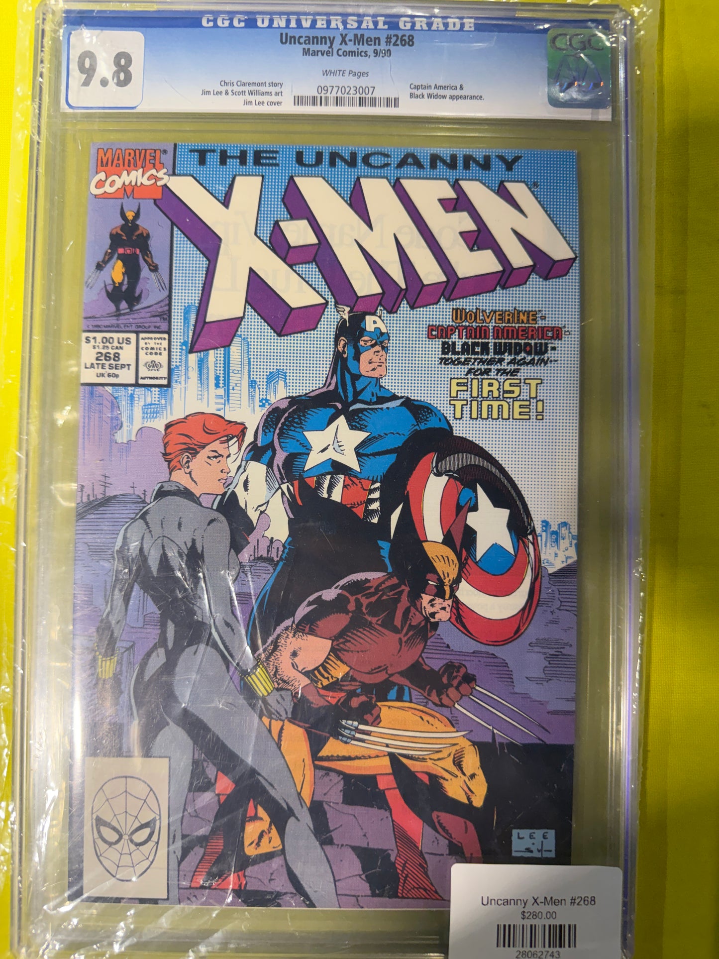 Uncanny X-men #268 CGC 9.8