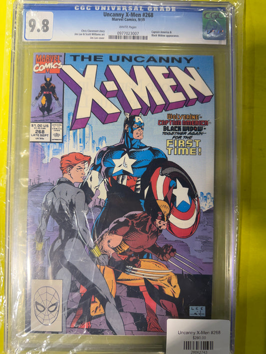 Uncanny X-men #268 CGC 9.8