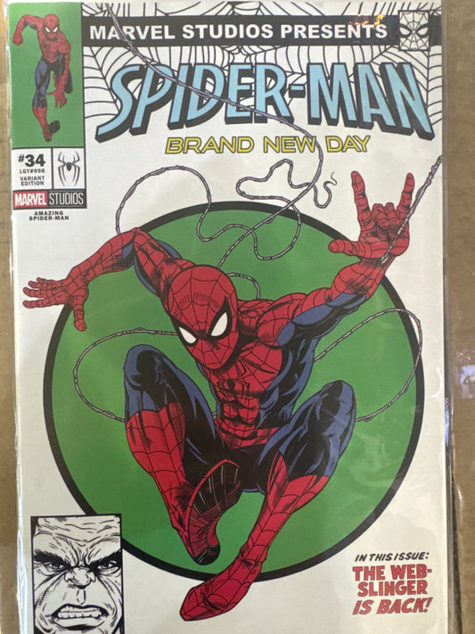 Amazing Spider-Man #34 Adam Stafford Spider-Man: Brand New Day Marvel Studios Variant