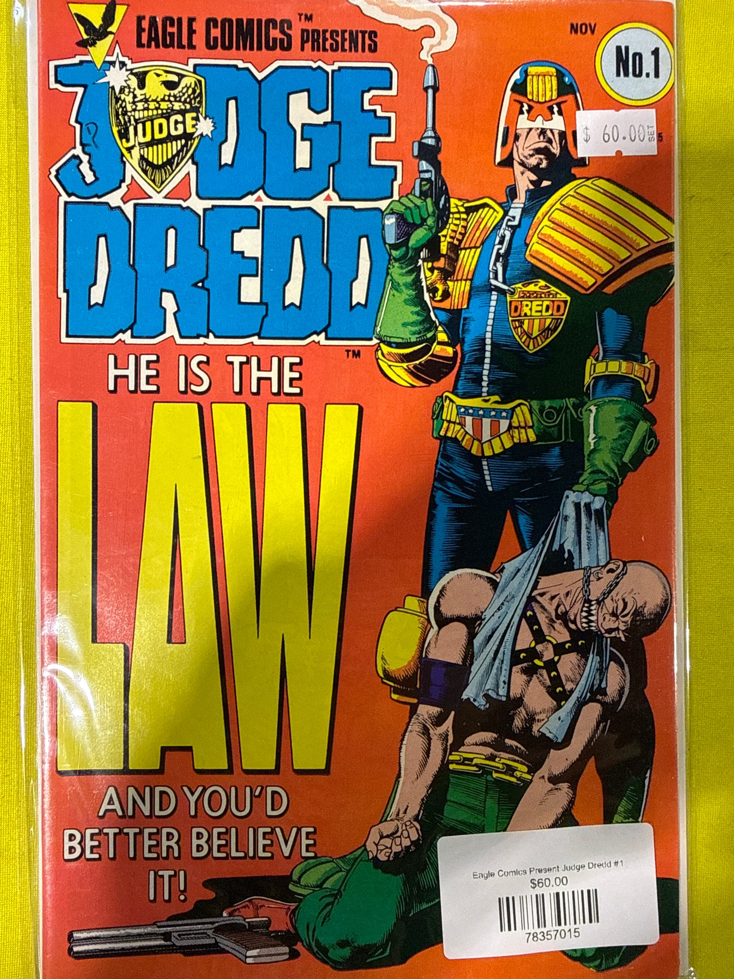 Judge Dredd #1 Eagle Comics