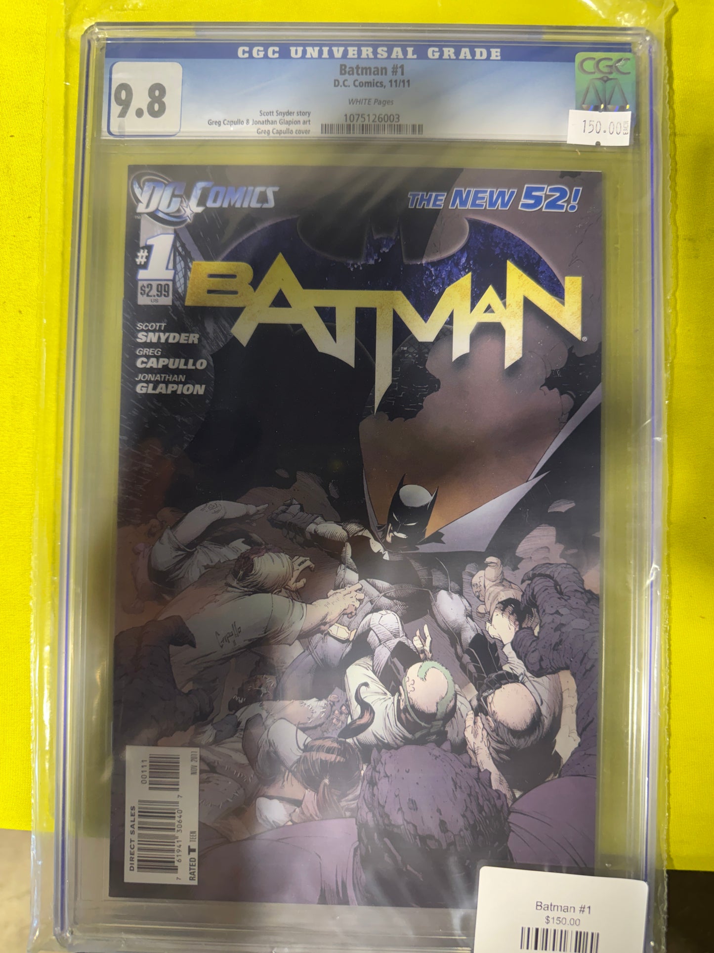 Batman #1 CGC 9.8