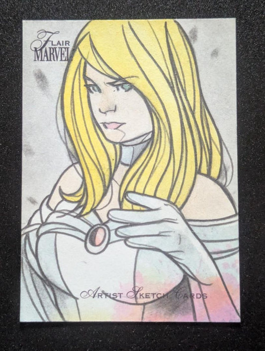 Flair Marvel Artist Sketch Emma Frost card 1 of 1
