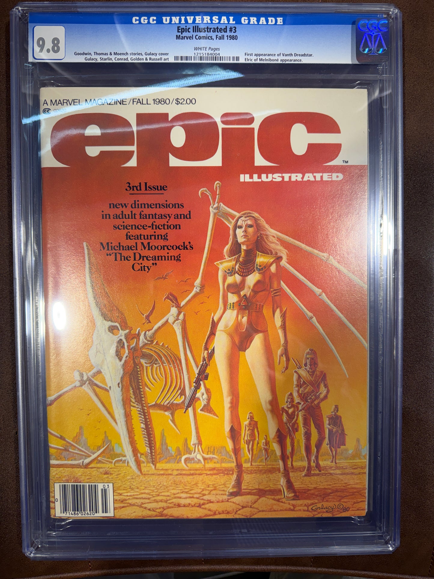 Epic Illustrated Vol 1 #3 CGC 9.8