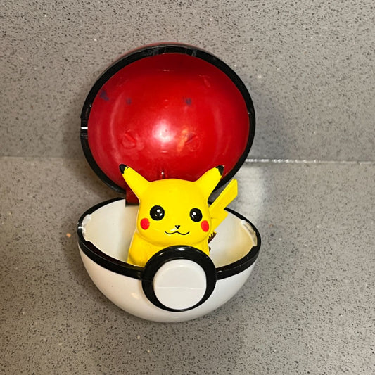 1999 Pikachu in Poké Ball