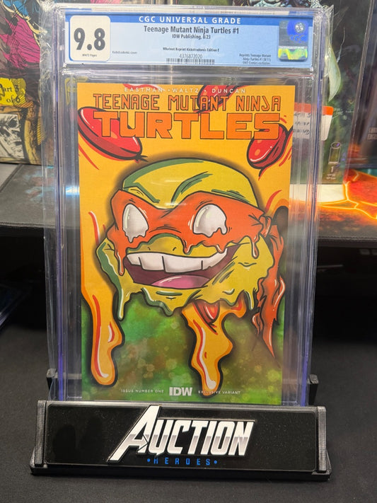 Teenage mutant ninja turtles #1 All (4) turtles consecutively graded 9.8