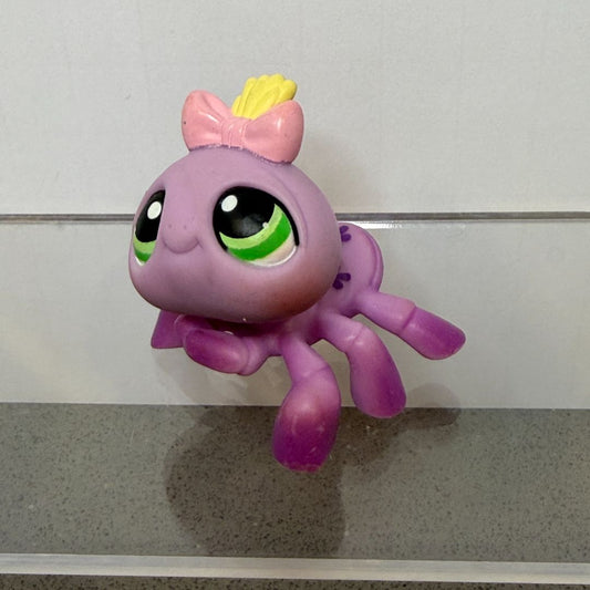 LPS Pink Bow Spider #136