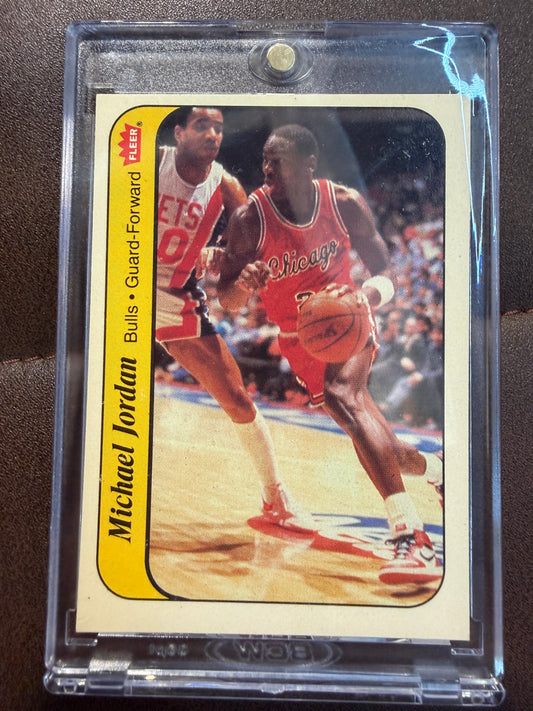 1986-87 Fleer Michael Jordan #8 Sticker