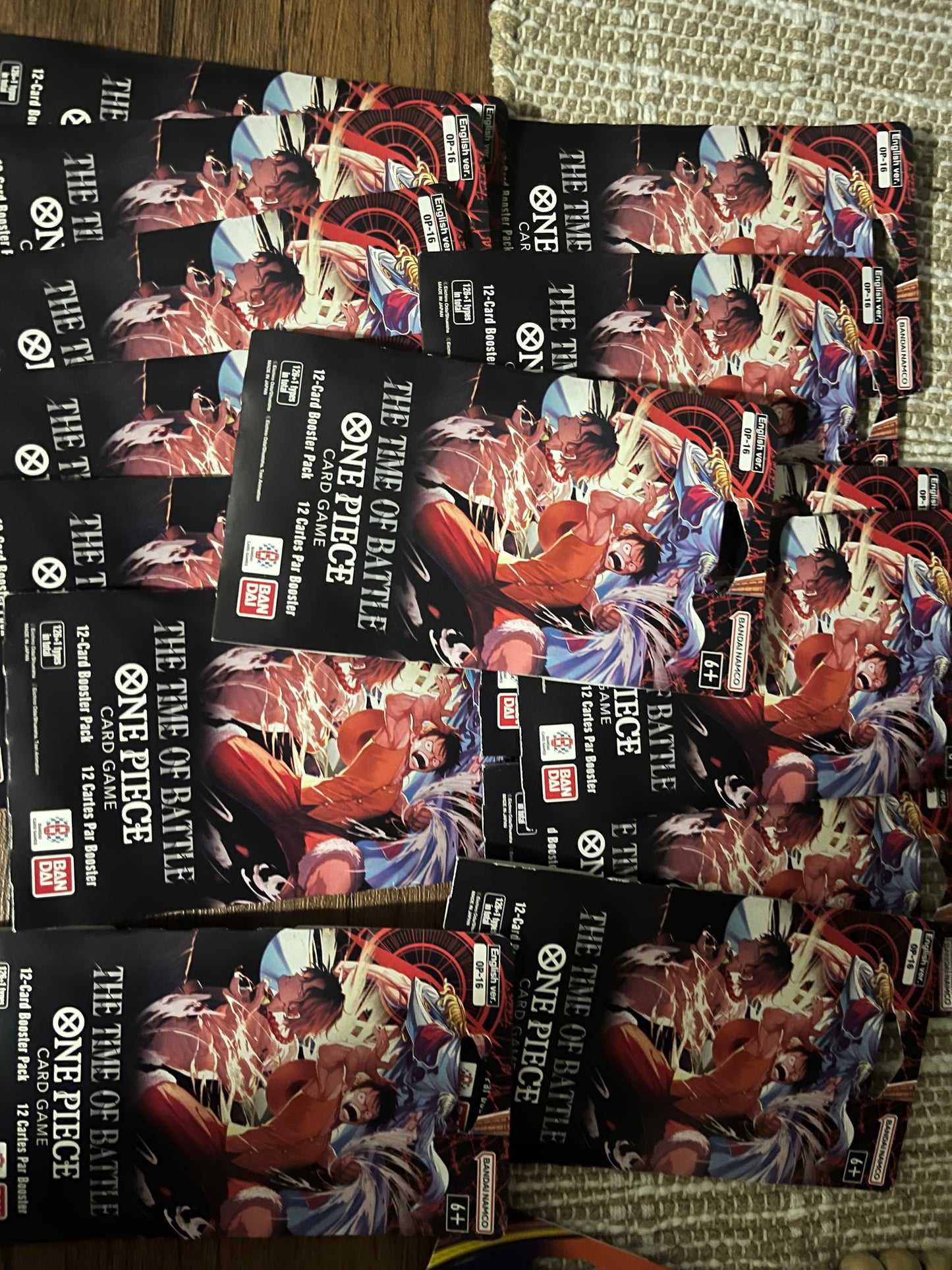 One Piece Card Game OP-16: The Time of Battle Booster Pack (English) – Factory Sealed
