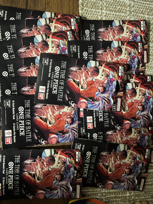 One Piece Card Game OP-16: The Time of Battle Booster Pack (English) – Factory Sealed