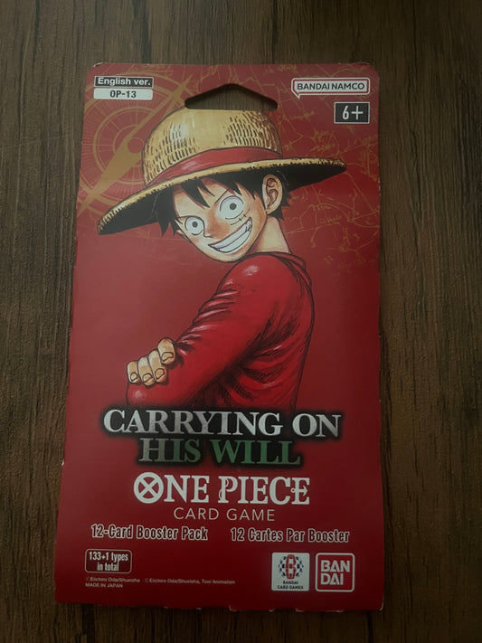 One piece booster sleeve pack