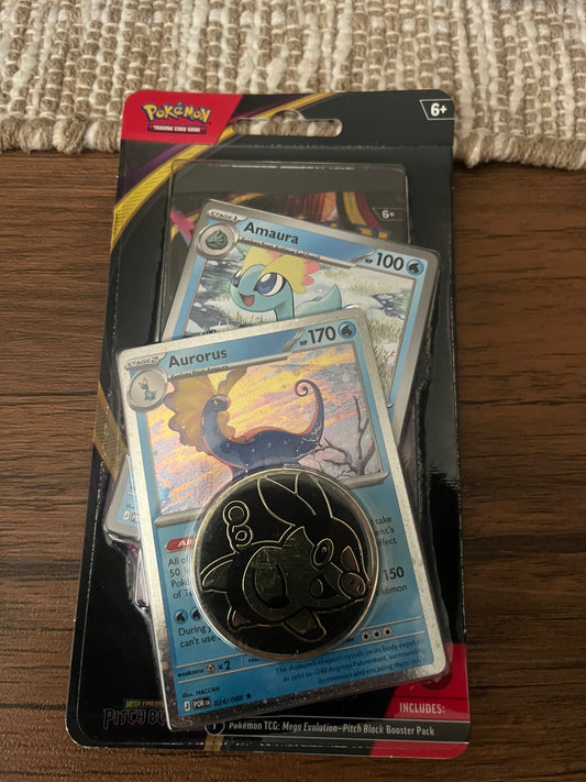 Mega evolution pitch black booster sleeve