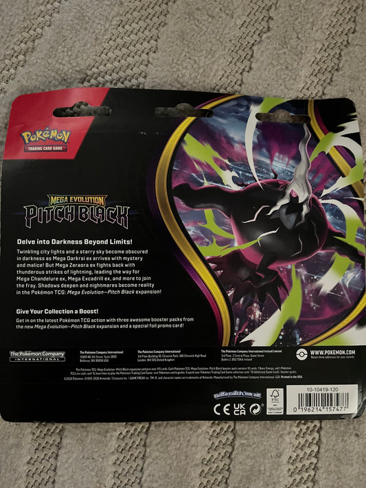 Pitch Black blister 3 packs