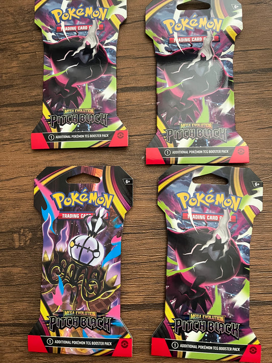 Pitch Black booster sleeve packs