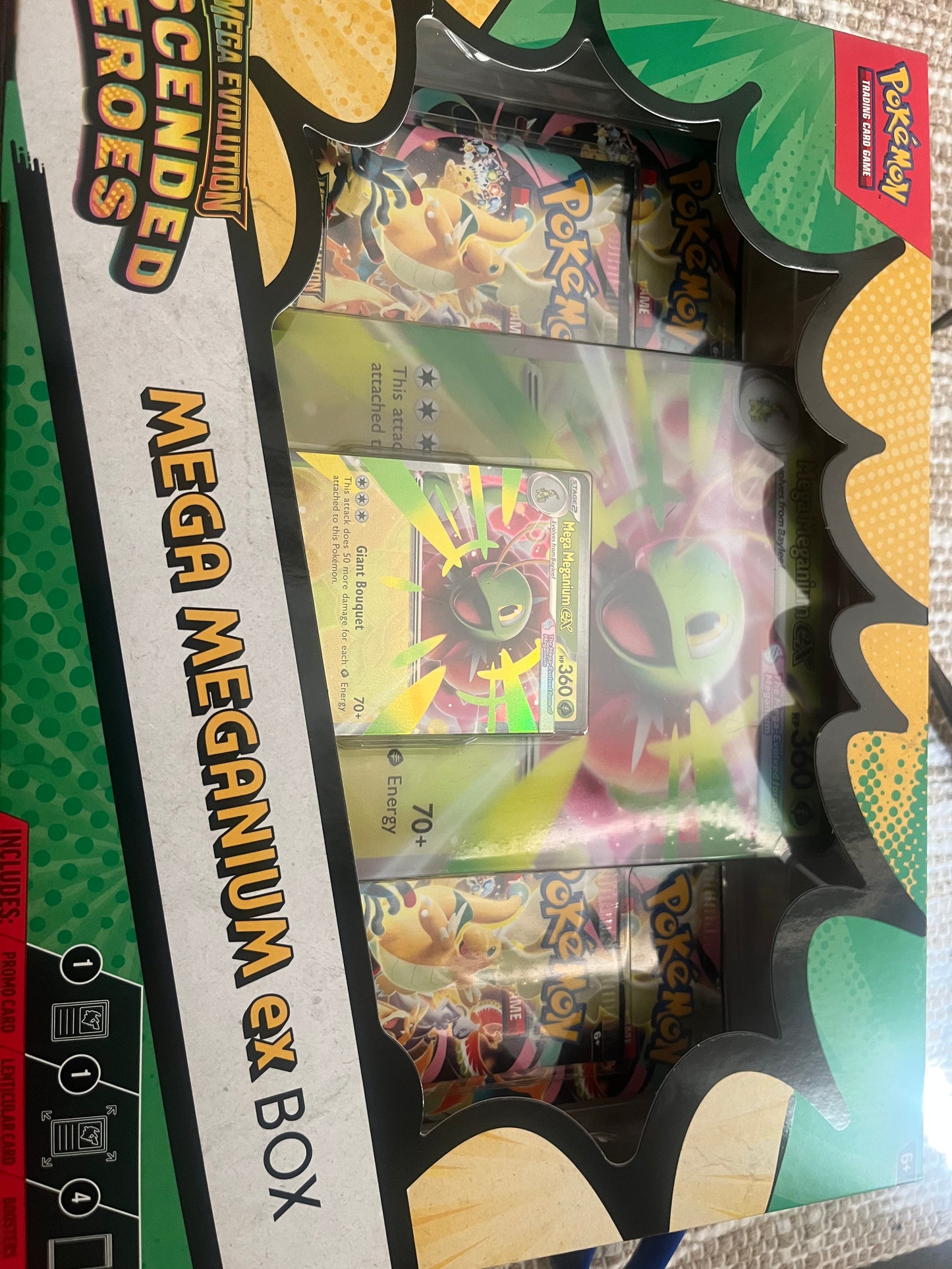 Ascended Heroes Mega meganium ex Box