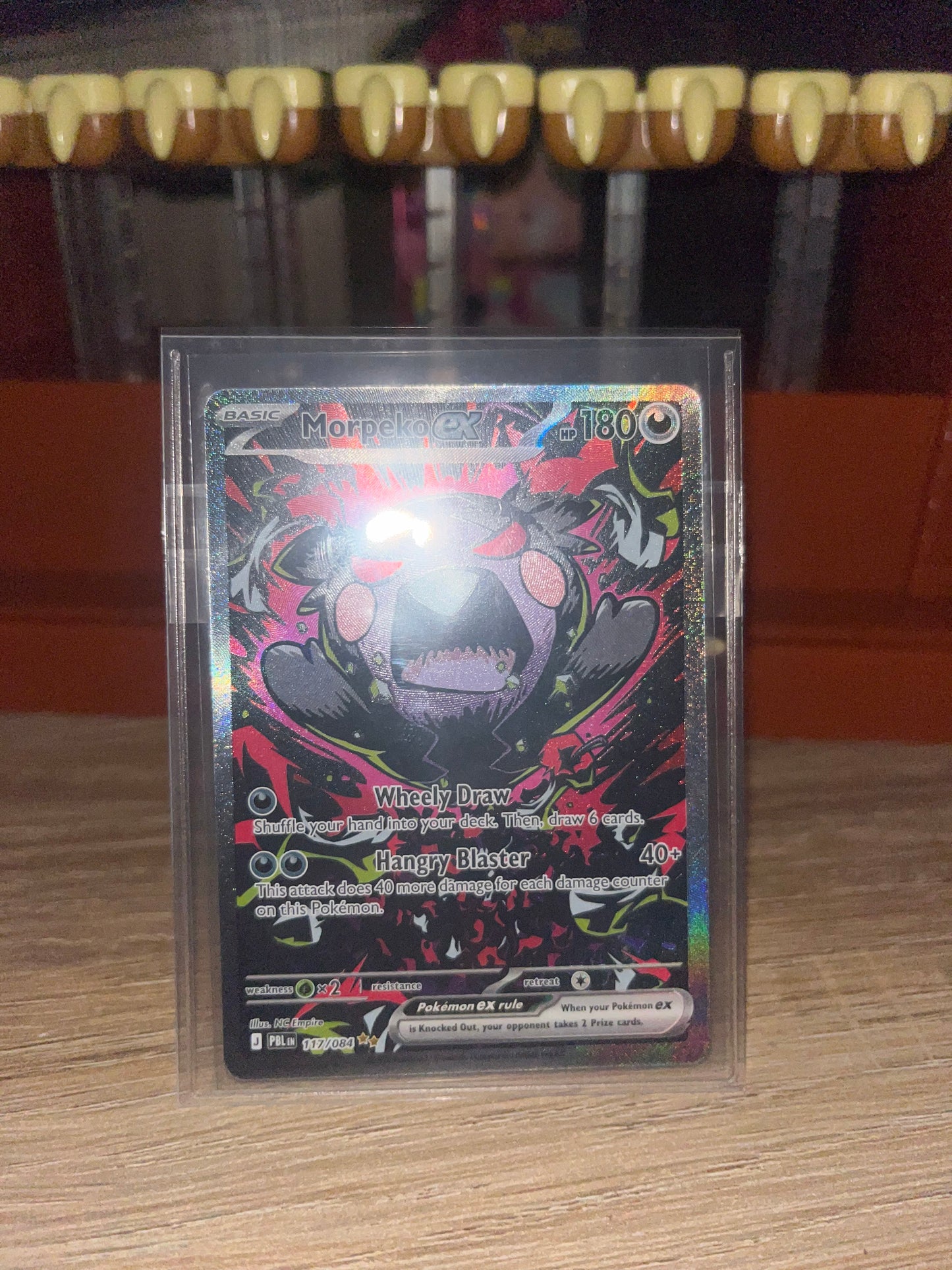 Morpeko ex Full Art Ultra Rare #117/084 – Pitch Black – Pokémon TCG