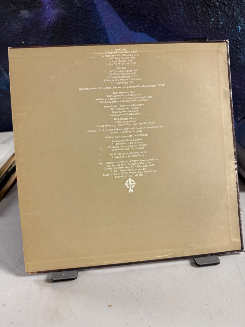 OLD DAN'S RECORDS GORDON LIGHTFOOT
