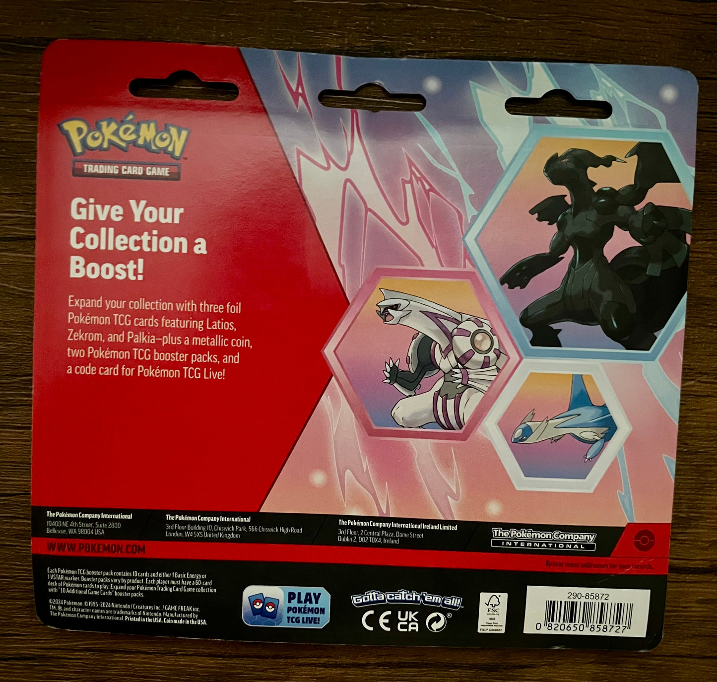 Pokémon Blister Latios, Zekrom & Palkia