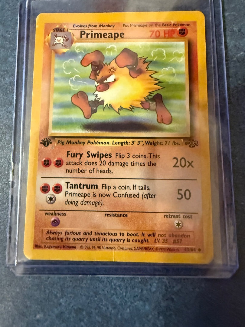 Primeape jungle 1st edition