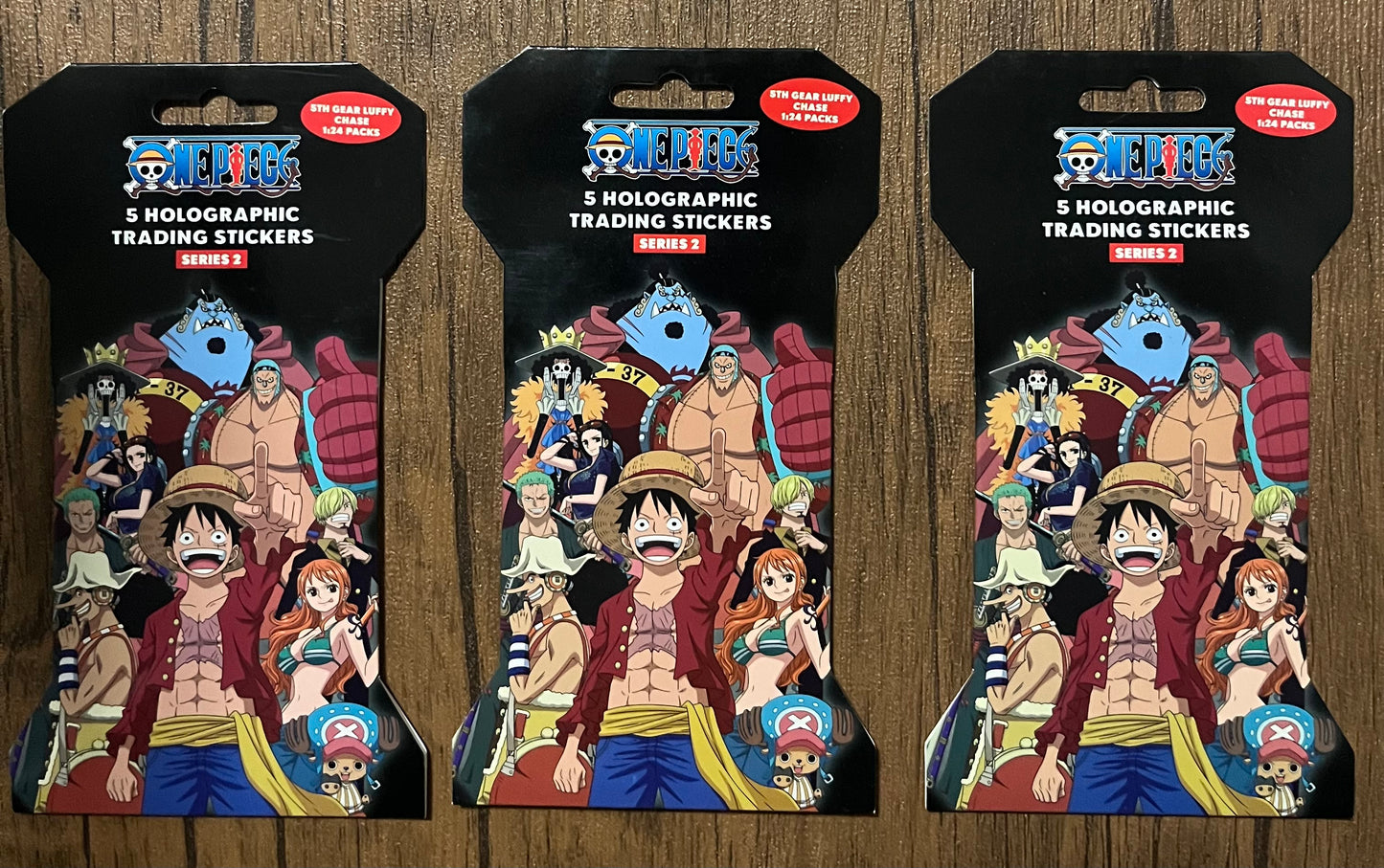One Piece Series 2 Holographic Trading Stickers
