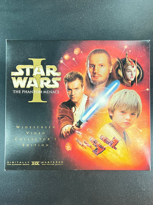 Star Wars The Phantom Menace VHS