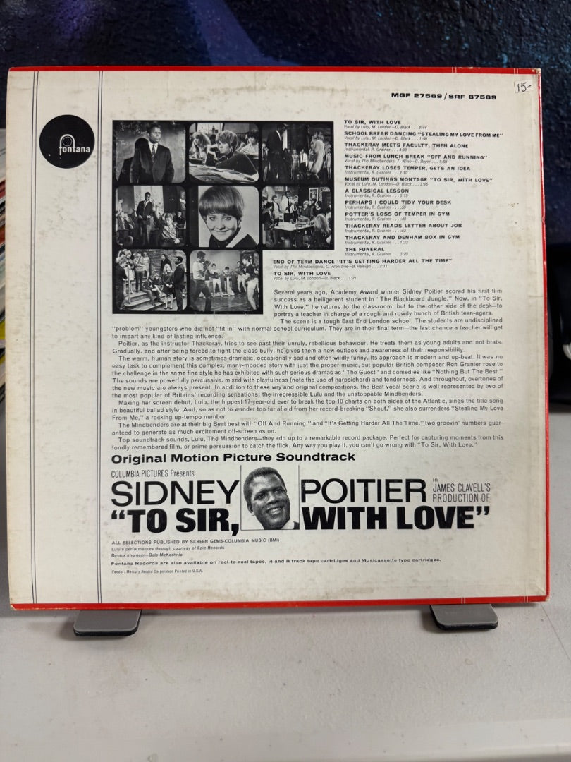 To Sir with Love Soundtrack