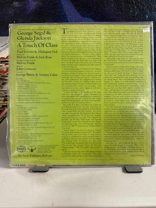 A TOUCH OF CLASS - SOUNDTRACK ALBUM