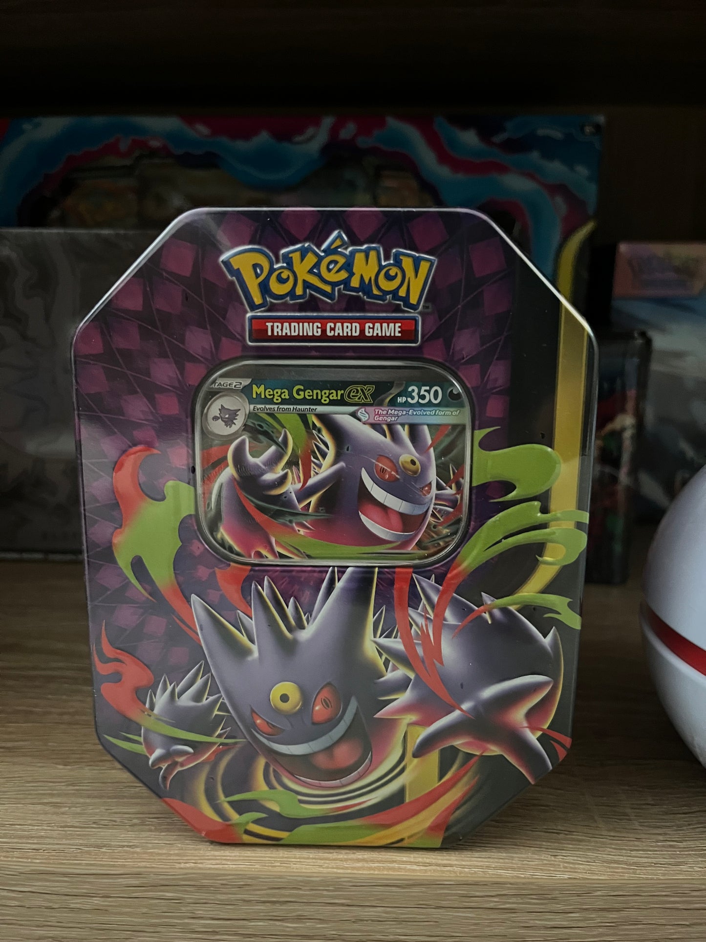 Pokémon Mega Moonlit Tin Mega Gengar ex
