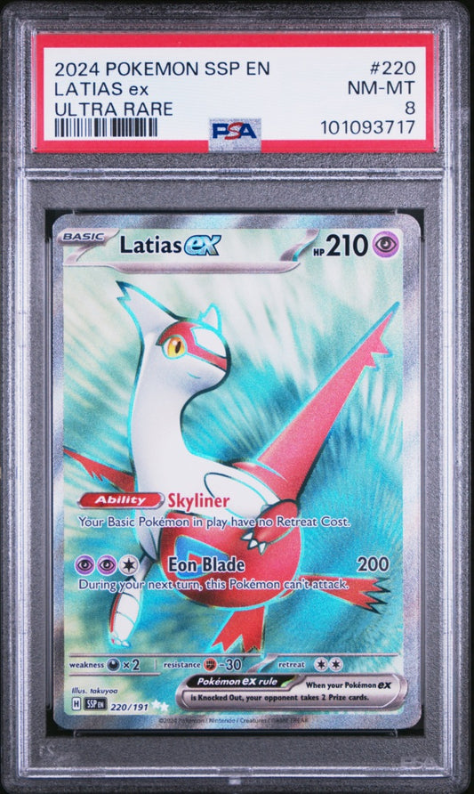 2024 POKEMON SSP EN-SURGING SPARKS #220 PSA 8