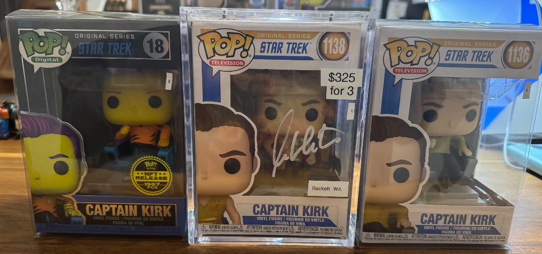 Funko - Autograph Set (CAPTAIN KIRK)