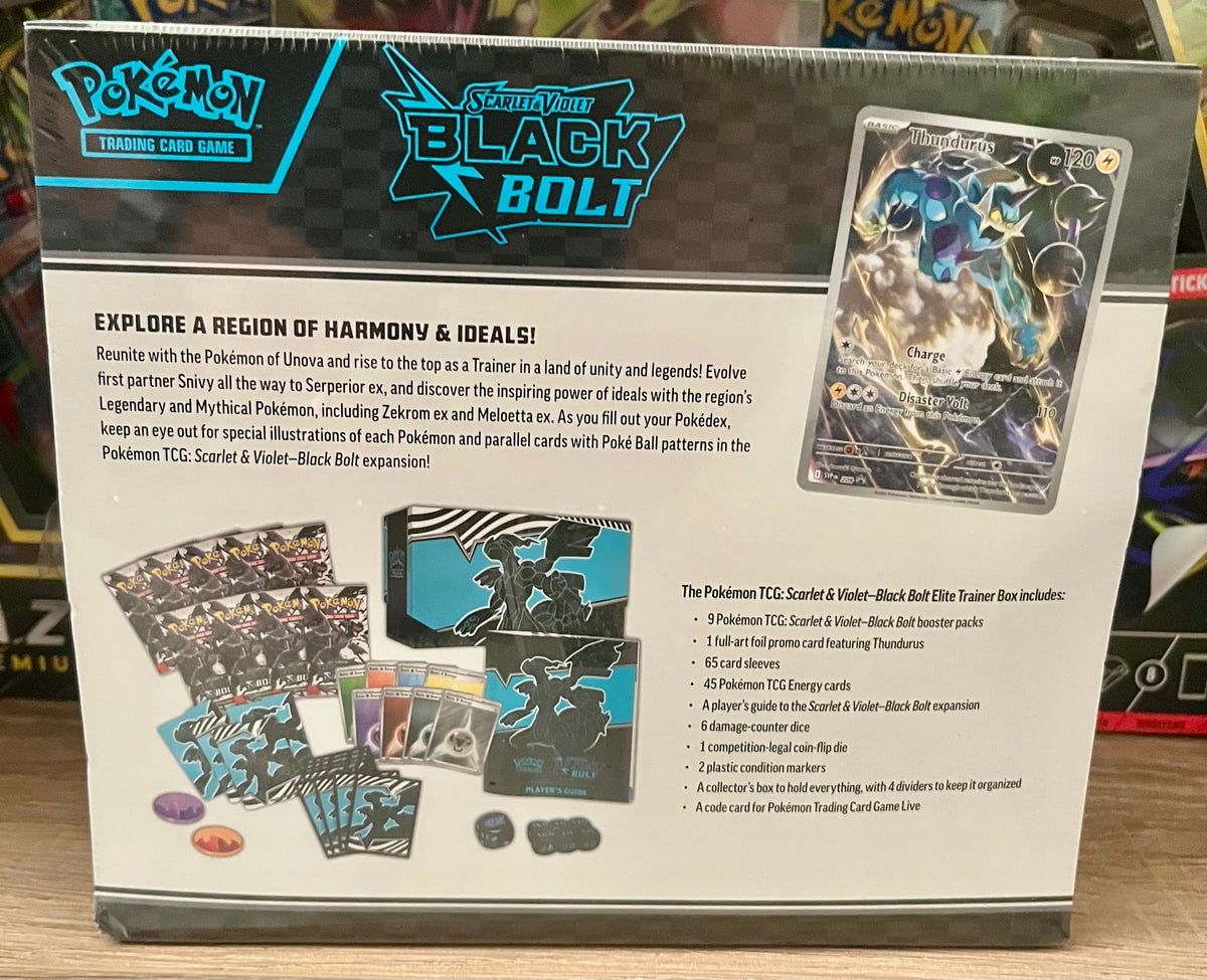 Pokémon Scarlet & Violet Black Bolt Elite Trainer Box