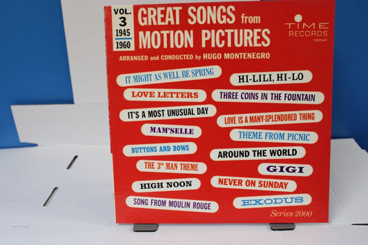 GREAT SONGS from 1945 1960 MOTION PICTURES 1945 -1960