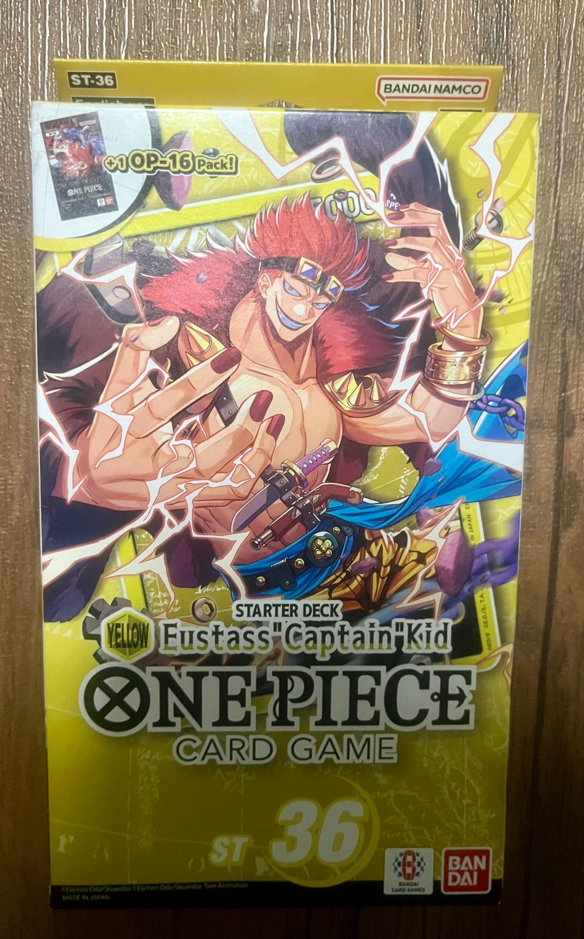 One Piece Starter Deck ST-36 Yellow Eustass “Captain” Kid