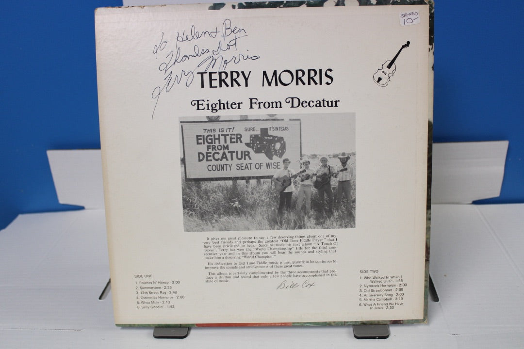 TERRY MORRIS SIGNED