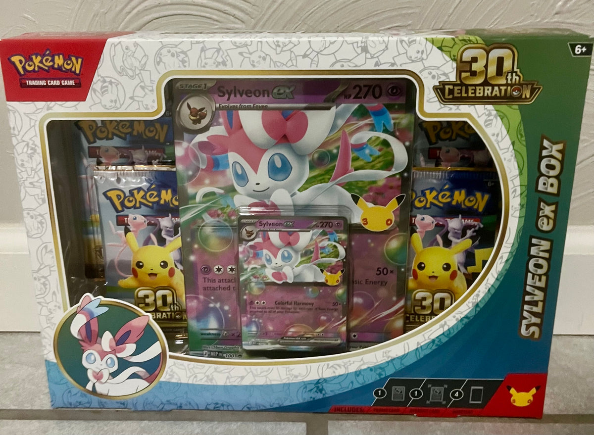 Pokemon 30th Celebration Sylveon ex Box