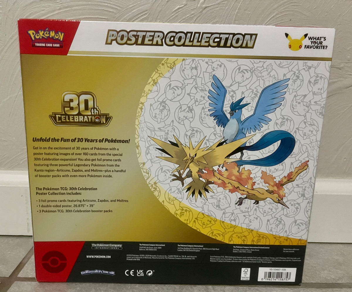 Pokémon TCG 30th Celebration Poster Collection