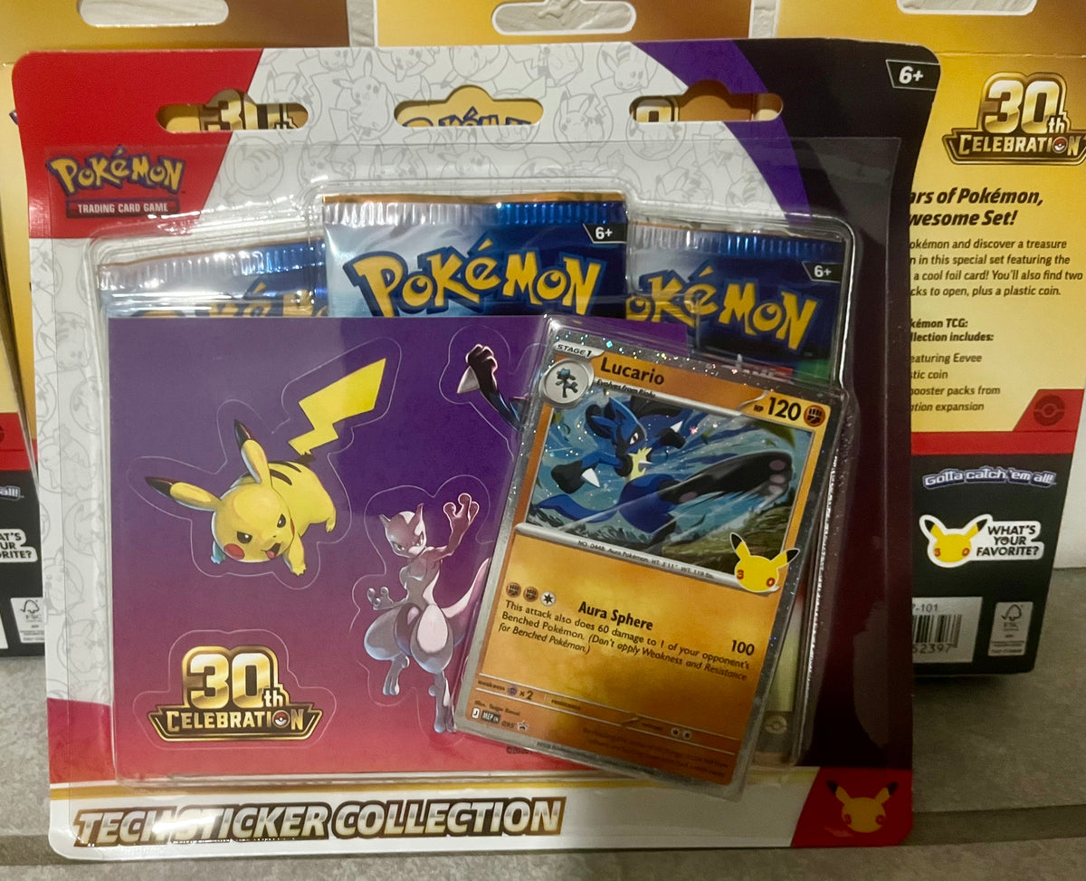30th Celebration Tech Sticker Collection – Lucario