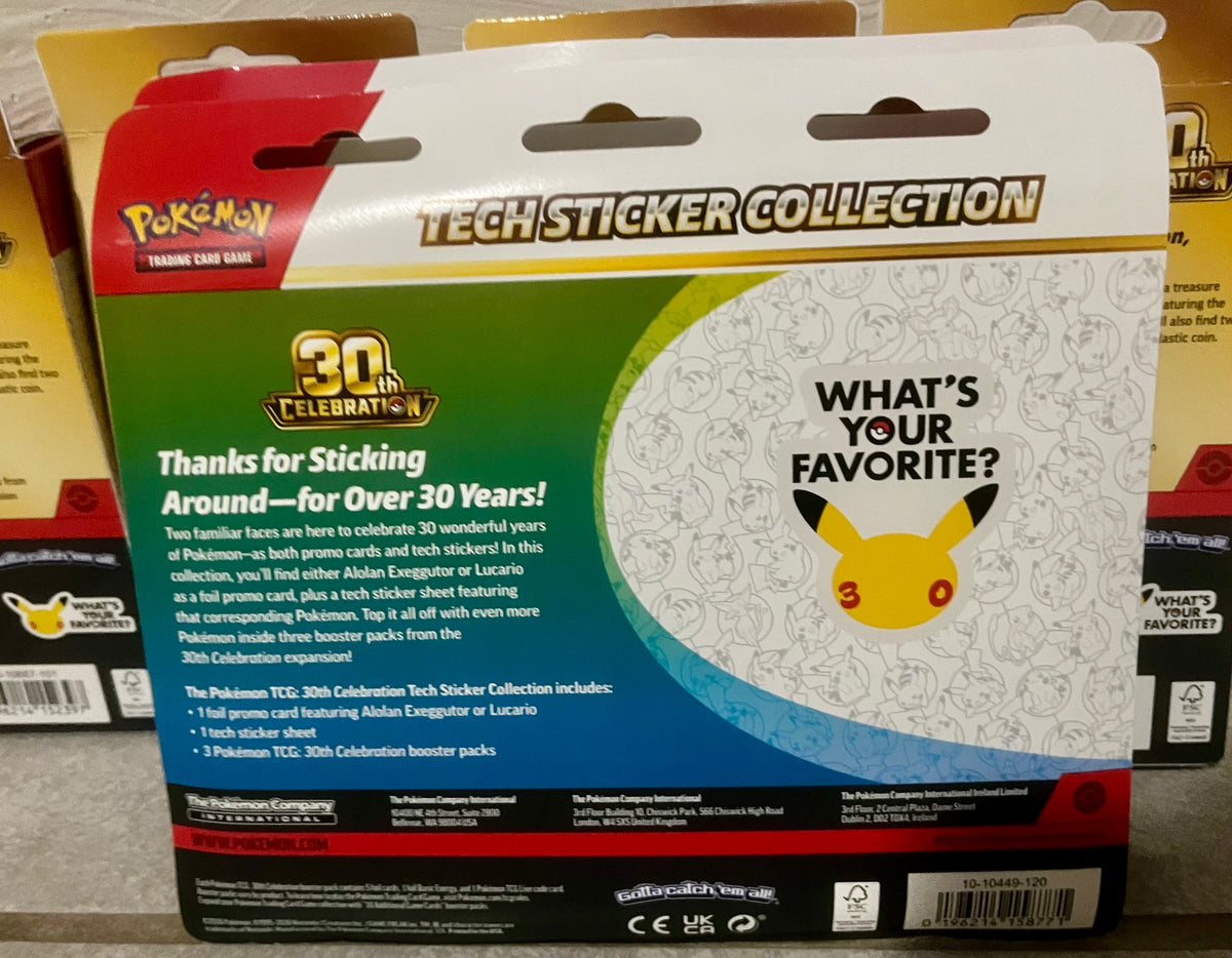 30th Celebration Tech Sticker Collection – Alolan Exeggutor