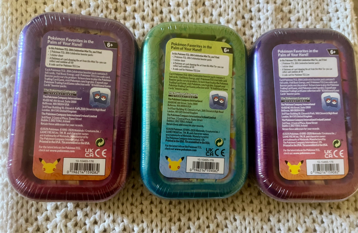 Pokémon TCG 30th Celebration Mini Tin