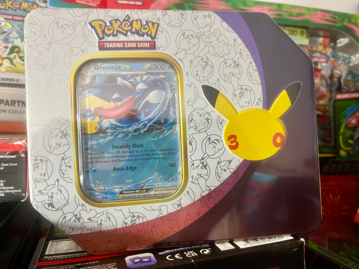 Pokémon TCG 30th Celebration Tin – Greninja ex