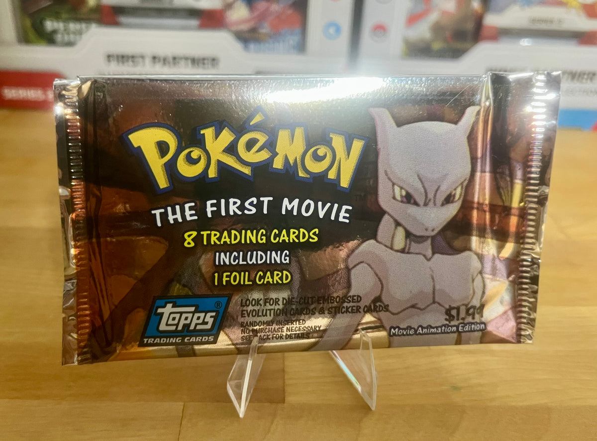 1999 Pokémon The First Movie Topps Trading Card Pack – Mewtwo