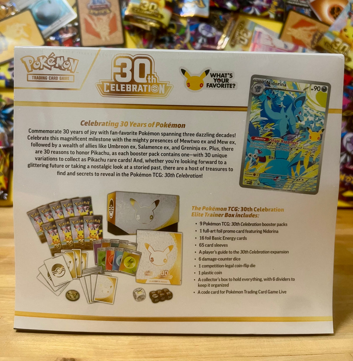 Pokémon 30th Celebration Elite Trainer Box