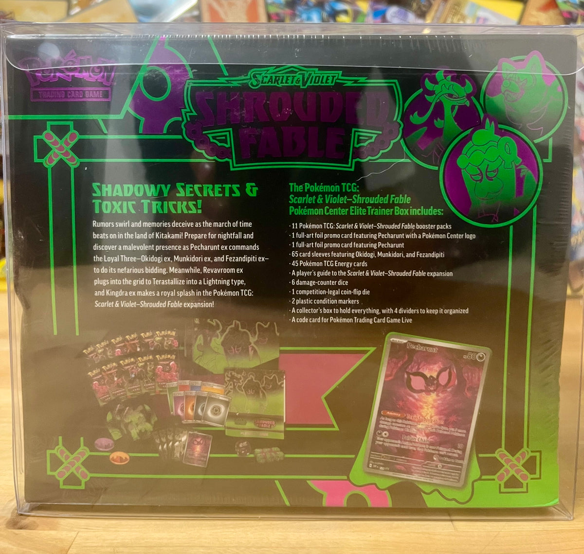Pokémon Shrouded Fable Pokémon Center Elite Trainer Box