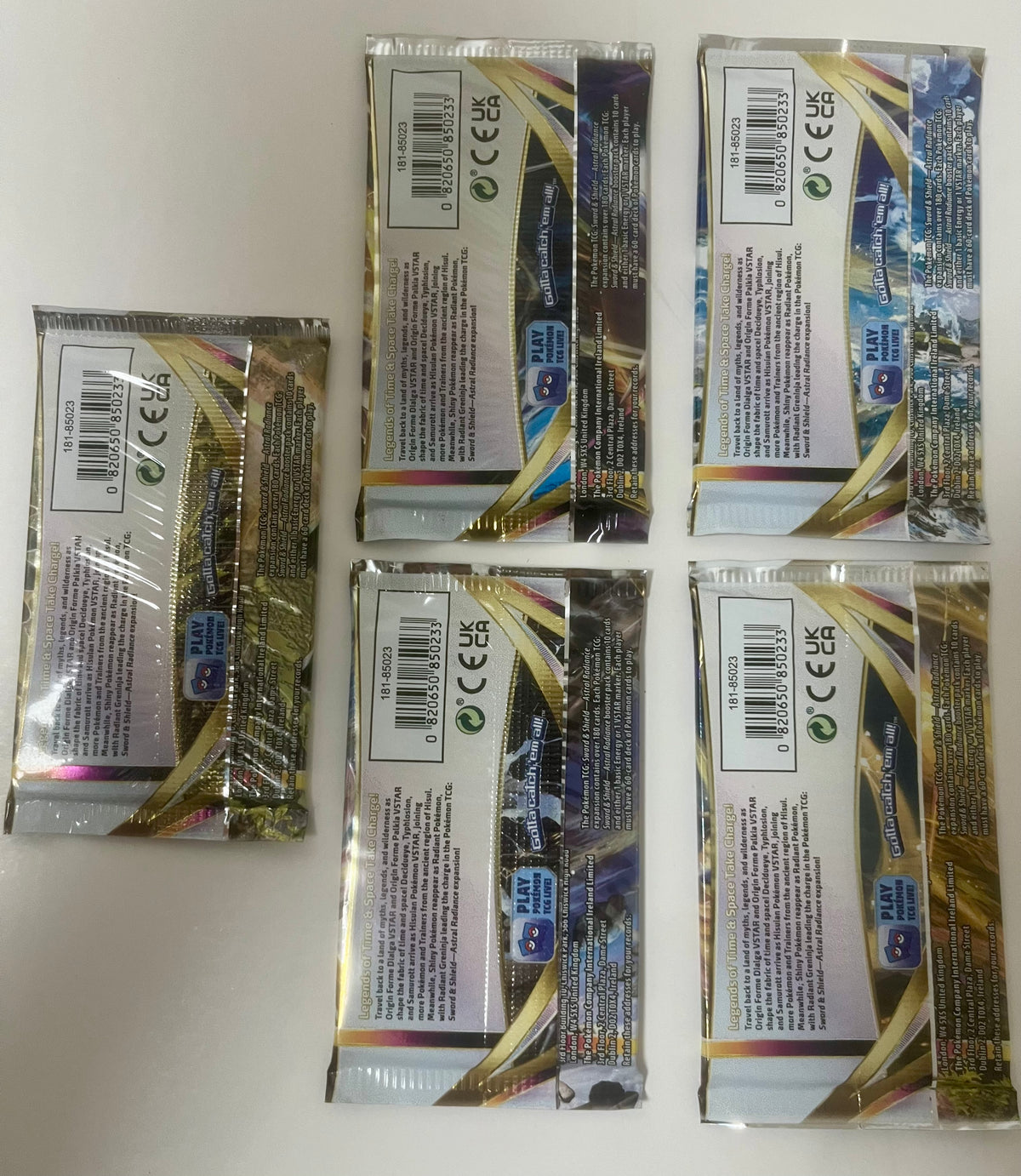 Pokémon TCG Sword & Shield Astral Radiance Sleeved Booster Pack