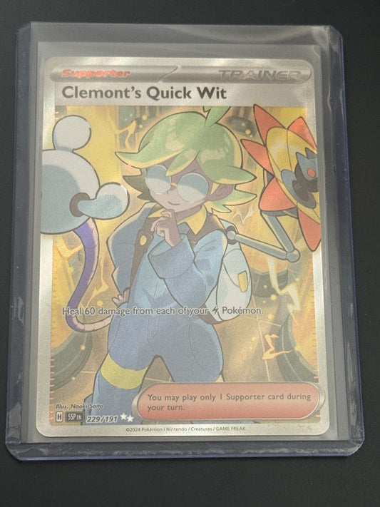 Clemont's Quick Wit Full Art