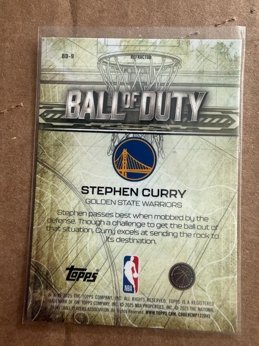Stephen Curry Ball of Duty Refractor