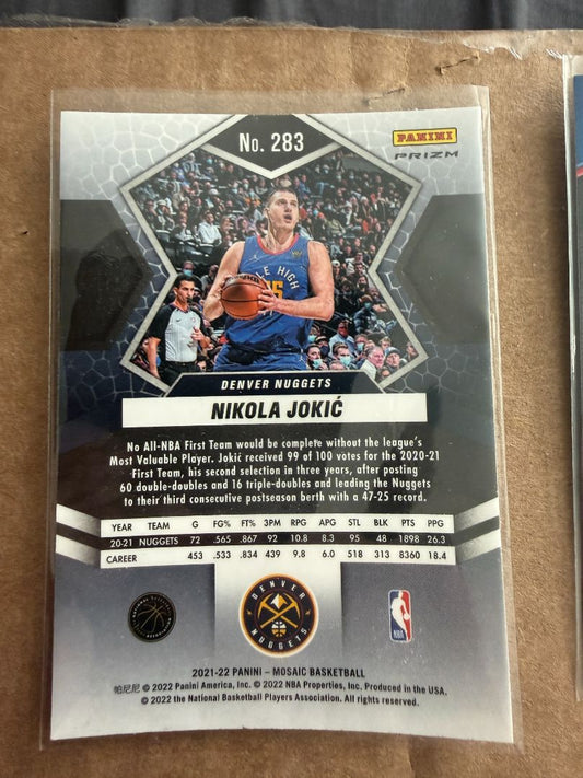 Nikola Jokic Green Mosaic