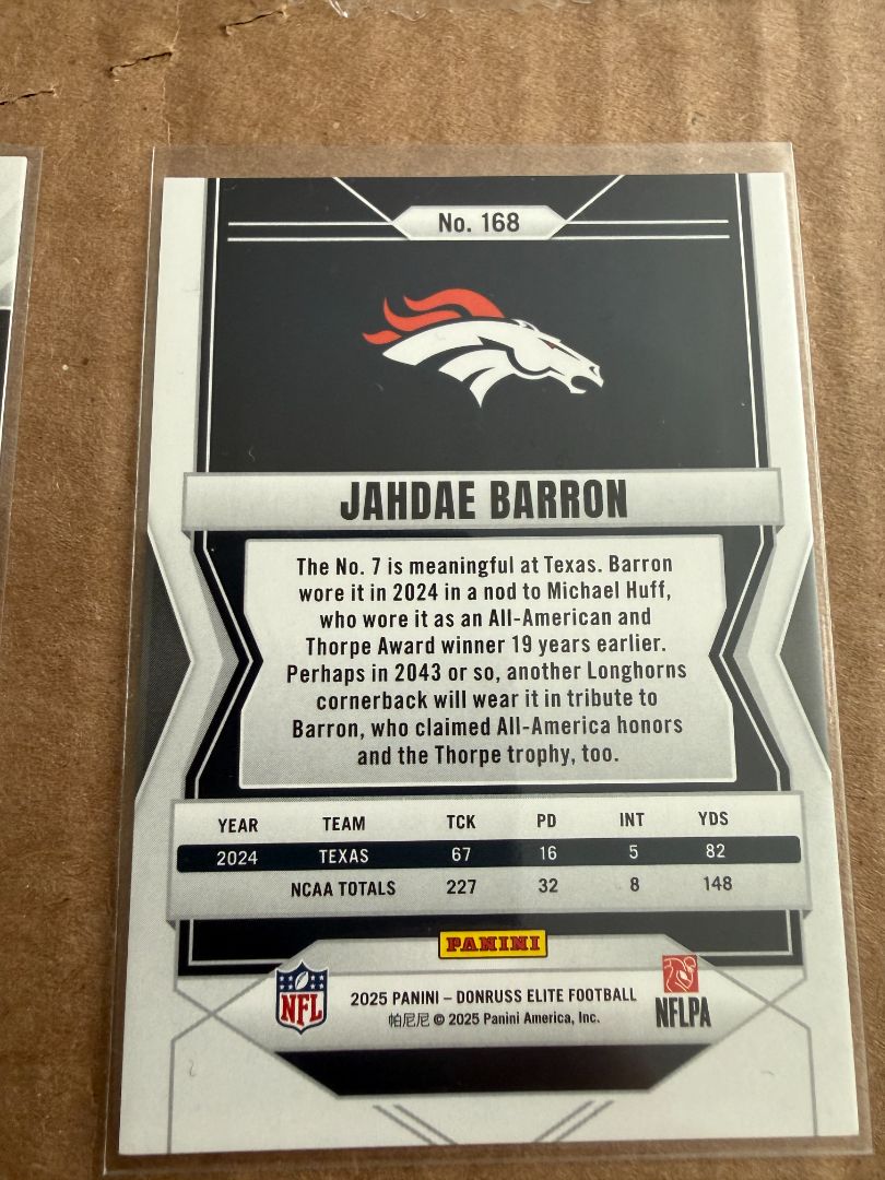 Jahdae Barron RC /849